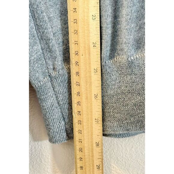 Vintage Cumran 100% Merino Wool Gray Made in Italy V-Neck Men's Sweater Large - Picture 6 of 8